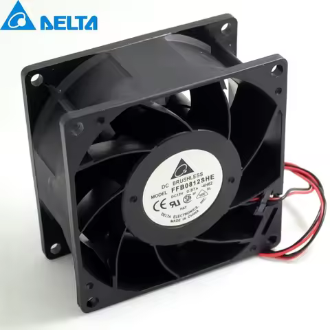 New FFB0812SHE 12V 0.87A 8cm 80mm 8038 dual ball bearing cooling fan violence for Delta 80*80*38mm