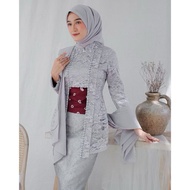Kebaya Kutu New Modern Kebaya Graduation Kebaya Fiance Application Set Full Sequin Fiance Latest 202