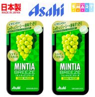 (2盒) MINTIA BREEZE 無糖香印青提味薄荷糖 - 30粒 (平行進口貨品)