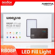 VILTROX Weeylife RB08P  LED RGB Light 2500K-8500K Mini Video LED Portable Fill Light Built-in Batter