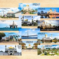 Brunei Gift Souvenir Fridge Magnet Door Gift Food Culture Festivities 10 cm x 5