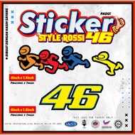 STICKER STYLE ROSSI / ROSSI RUN / ROSSI 46