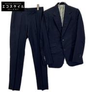 Gucci 406130 Z414A Black Pinstripe Bee Inner Double Pocket Suit Set-up 44R [Used]