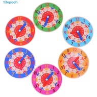 EPOCH Hour Minute Second Cognition Colorful Early Preschool Teaching Aids Geometry Blocks Toys Kids 