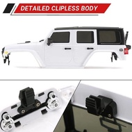 INJORA WHITE ABS HARDTOP BODY W BUMPERS FOR TRX4M (133MM WB)#4M-66WH Original