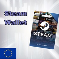 บัตร Steam Wallet Gift Card EUR Code For EUR Currency Only