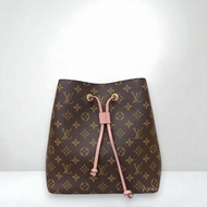 JS1319-LV NEONEO MM原花拼芭蕾粉色水桶包M44887