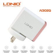 LDNIO AI302Q QC3.0 EXTRAORDINARY INTELLIGENT FAST CHARGER -WHITEDNIO AI302Q QC3.0 EXTRAORDINARY INTE