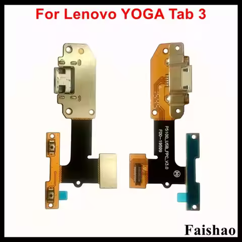 FaiShao USB Dock Charging Port Connector Flex Cable For Lenovo YOGA Tab 3 YT3-X50L YT3-X50f YT3-X50 