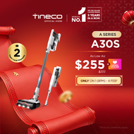 Tineco A30S Cordless Vacuum Cleaner | 160AW Suction | 60 Mins Runtime | 1L Dustbin