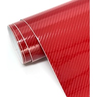 Carbon Fiber Vinyl Wrap for Cars, 6D High Gloss Car Wrap Vinyl Roll with Air Release, PVC Self Adhes
