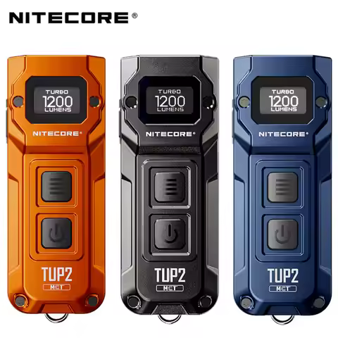 NITECORE TUP2 1200 Lumens Intelligent Three Color Temperatures Keychain Light