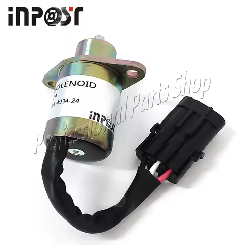 For Perkins 700 Series Engine SA493424 1pc New 24V SA-4934-24 Fuel Flameout Solenoid