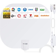 2021 Newest Freeview TV Aerial 240KM Range High Gain Indoor TV Aerial with Stronger Amplifier Signal