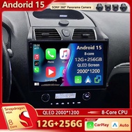 Android 15 For Geely Emgrand EC7 1 2009-2016 2K QLED Stereo Car Radio Multimedia Video Player GPS AI
