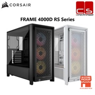 Corsair FRAME 4000D RS Series Modular Mid-Tower PC Case - Black / White