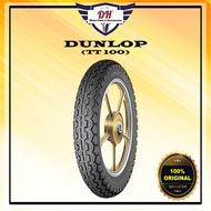 ♬DUNLOP TYRE MOTORCYCLE TT 100 ROADMASTER TUBE TYPE  TUBELESS TAYAR♫