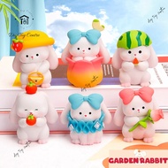 Set of car accessories, decorative accessories, lovely mini RABBIT model toys GARDEN RABBIT