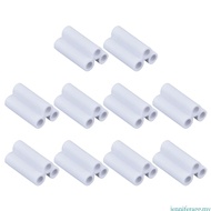 jenniferagg.my 10Pcs T8 5 LED Lamp 3Pin Connector 3 Hole Hard Joint Connector Easy to Use