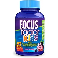 Focus Factor Kids Complete Daily 60 Tablets Chewable Vitamins: Multivitamin & Neuro Nutrient (Brain 