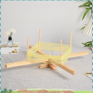 Tabletop Style Wooden Yarn Yarn Winder Pine Wood Yarn Winder Holder Ergonomic Rotatable Wool Yarn Wi