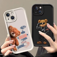 Funny T-teddy Bear Phone Case For Realme C21y C30 C33 C35 C53 C55 C63 C65 C67 4g 12 11 8 8i 7i Gt 3 