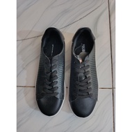 BLACK AND WHITE CASUAL SHOES 361 DEGREES