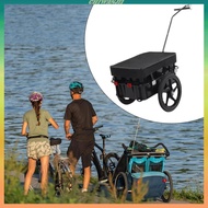 [Chiwanji1] Bike Cargo Trailer Convenient Bicycle Cargo Carrier for Trips Shopping