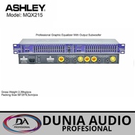 ASHLEY MQX215 EQUALIZER (2 x 15 CHANNEL) ORIGINAL