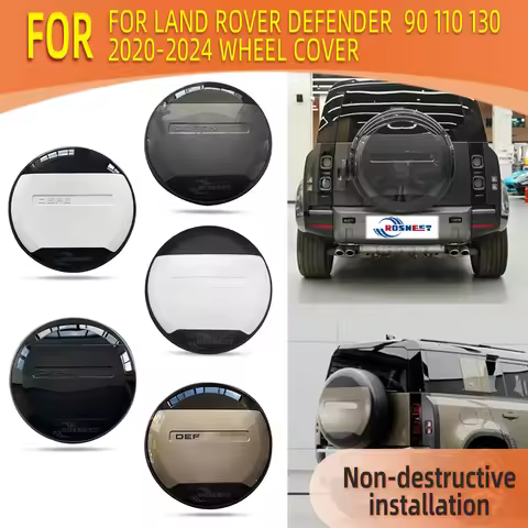For Land Rover Defender 90 110 130 2020 2021 2022 2023 2024 L663 Tire Protective Cover Spare Car Dec