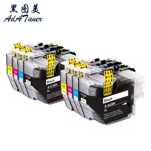 LC462 LC462XL LC-462 LC-472XL LC451 LC451XL Compatible InkJet Ink Cartridge For Brother MFC-J3940DW 
