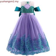 Mermaid Girl Ariel Dress The Little Mermaid Costume Princess Dress Halloween Fancy Costume