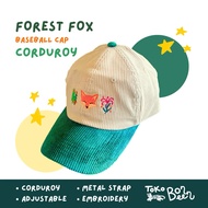 HIJAU [Bombeen Store] Corduroy Baseball Cap