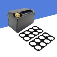 Empty plastic case YTX7 for starter with holder with BMS brass terminal 12V 32650 pack empty box 186