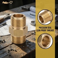 F/M Hose Barb Hose Connector, Durable Brass Fitting 3/8" 1/4" M14 M18 M22