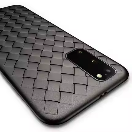 For Samsung Galaxy Note 20 Ultra Case Luxury BV Grid Weaving Slim soft Protective back cover case fo