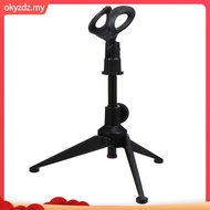 🎤 1Pc Adjustable Microphone Stand Microphone Tripod Microphone Support (Black)