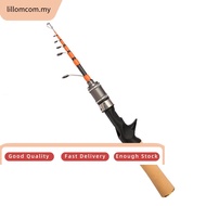 <LOMC>1.5m Spinner Casting telescopic carbon Fishing Rod UL Horse Mouth Rod 2-6lb