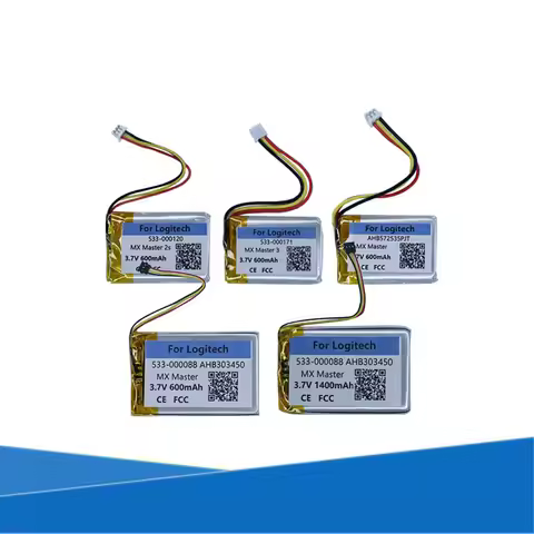 Original Replaces 600-1400mAh AHB603450 533-000120 533-000171 AHB572535PJT Battery For Logitech MX M