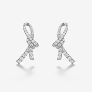 [With Box] HEFANG HEFANG Jewelry Ribbon Love Letter Earrings Earrings Earrings Birthday Gift