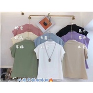 SW2353 -M'SIA Ready Stock Women Plain T-Shirt Women Top Female Top 短袖棉上衣