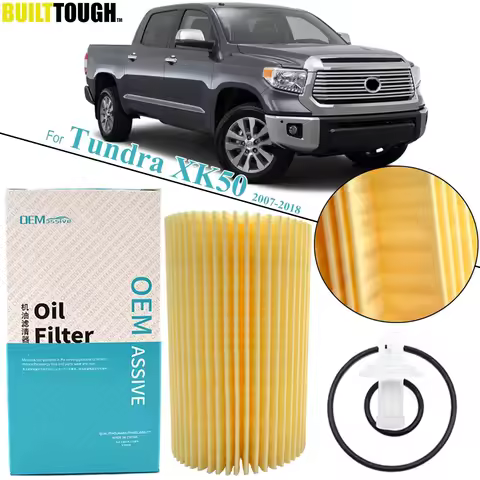 Oil Filter For Toyota Tundra XK50 2007 2008 2009 2010 2011 2012 2013 2014 2015 2016 2017 2018 4.6L /