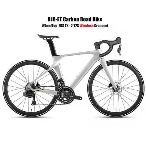 TWITTER 700C Carbon Wireless Road Disc Bikes R10pro WheelTop EDS TX 24S Electronic Shifting Racing C