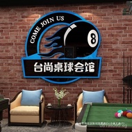 3d Cultural Wall Decoration Background Wall Supplies 3D Billiard Room Billiard Hall Sticker Painting
