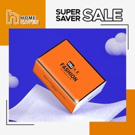 HOME HAVEN Fashion Orange Tissue Paper Soft Facial Tissue Paper Economy Value Pack Soft Wall Hanging