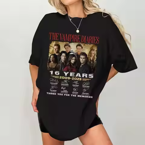 Vintage Damon Salvatore The Vampire T-Shirt, Damon Salvatore, Classic 90s The Vampire Shirt, Thank Y