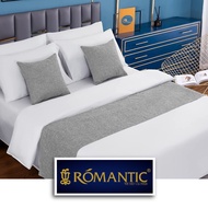 BedRunner/Selendang kasur Grey ROMANTIC standard Hotel minimalis