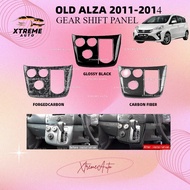 XTREME AUTO Perodua Alza 2011-2014 car gear shift panel frame cover accessories