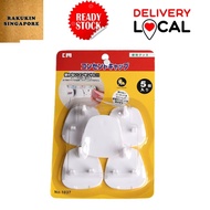 [Local Seller!] Baby Safety Electrical UK 3pin Power Outlets Socket Cover Plug Caps Japan Brand KM1037 - 5pcs