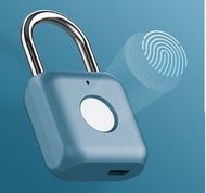 指紋鎖($188)掛鎖優點智能鎖學生宿舍櫃子小鎖電子門鎖迷你鎖頭密碼(T0914.)